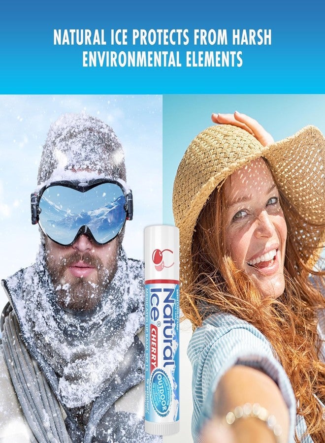 mentholatum Natural Ice Lip Balm Cherry SPF 15 1 Each (Pack of 3) - Image 5